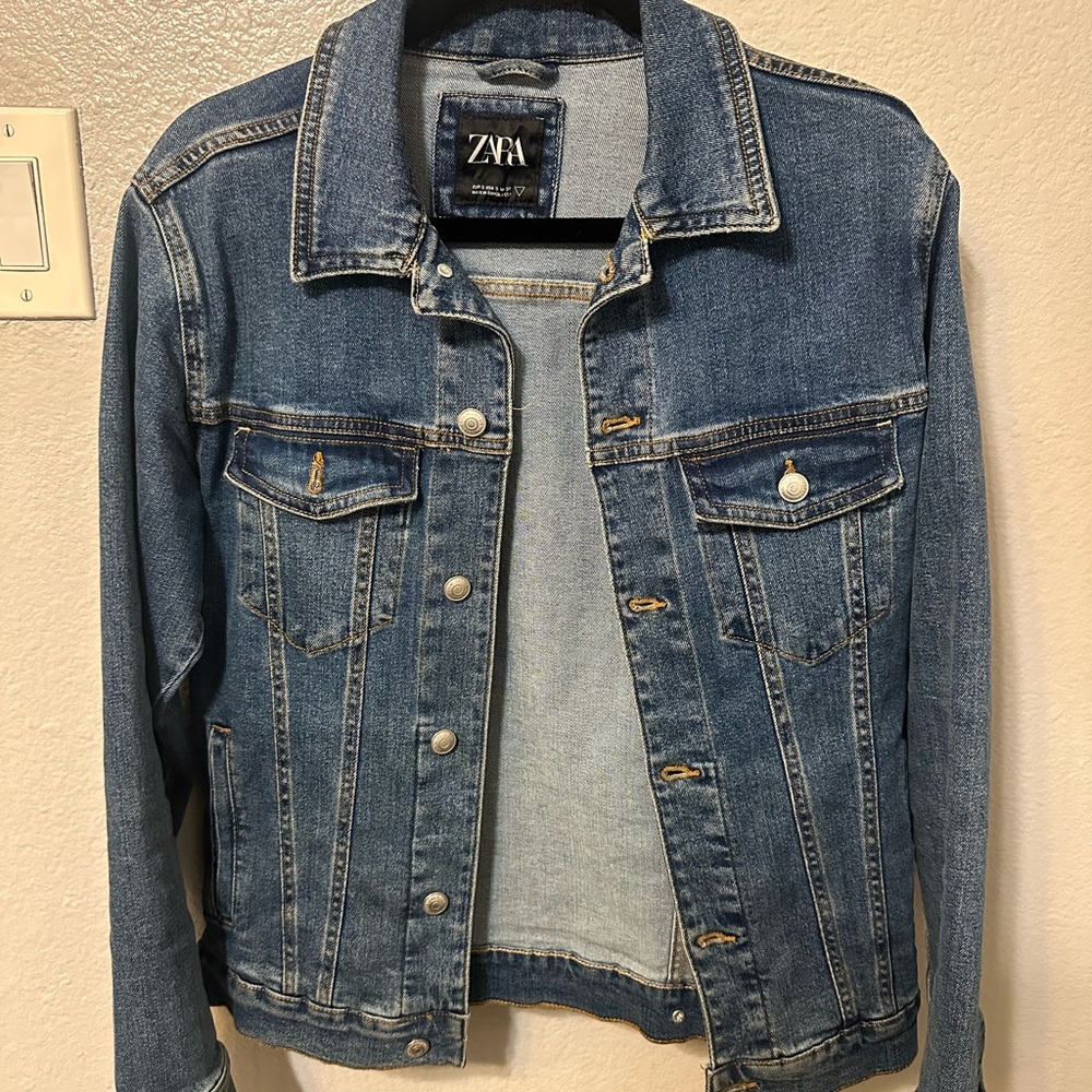 Zara Classic Indigo Denim Jacket